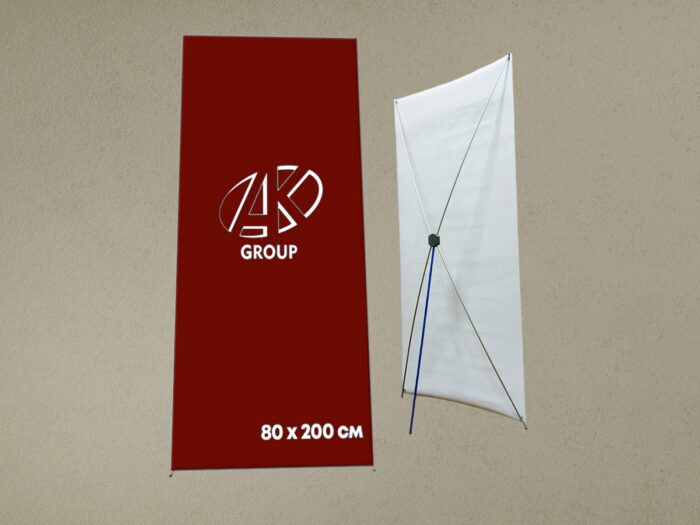 x_banner_80_180 Стенд Х-Банер Professional 80×200 см — изображение 1